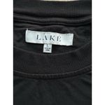 LAKE Pajama Night Shirt Top Womens Large Black Long Sleeve Lounge Casual Modal Photo 4