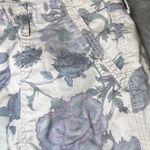 Chico's  Floral Print Cropped Pants Womens 4R Botanical Casual Everyday Boho Photo 9