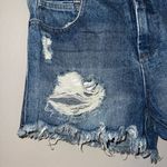 RVCA  Denim High rise boyfriend Distressed Jean Shorts 100% cotton size 28 NEW #7 Photo 2