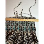 Bamboo  Thread Womens One Size Smocked‎ Dress Strapless Sundress Turquoise Photo 2