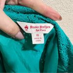 Brooks Brothers Brook Brother teal blue lace skirt Photo 4