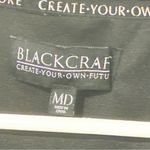 BlackCraft Craft 13 Size Medium Black Cropped Baseball Jersey‎ Photo 3