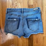 BLANK NYC Reeve High-Rise Cutoff Denim Shorts – Distressed Vintage Wash Photo 2