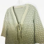 Athleta  Green Ombré Eyelet Swimsuit Coverup Size Medium Photo 1