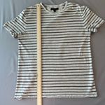 Banana Republic Women's Striped Crew Neck Tee - Size Medium Photo 4