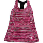 The North Face Tank Top Womens Small Fuchsia Activewear Lined Breast Racerback Photo 0