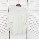 Chico's  Lightweight Open Front Blazer Jacket Ivory Small Photo 7