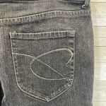 Chico's Platinum Womens 2 (US 12) Jeans Denim Bootcut Regular Mid Rise Black Photo 6