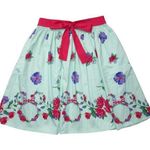 Disney NWT Parks Dress Shop EPCOT UK United Queen of the Kingdom Floral Skirt L Photo 0