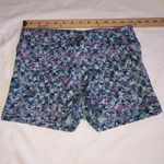 YogaSmoga Aurum Vigor Augusta Shorts Size 6 Blue Purple Print Yoga Athletic Photo 1