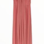 Jenny Yoo Full Length Convertible Chiffon Dress Gown Apricot size 14 NWT JY515 Photo 10