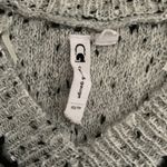 Cable & Gauge V-neck Black Stitch Sweater Photo 4