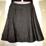 Sundance  Wool A Line Skirt Buckle Strap Detail Flowy Academia Preppy Brown 6 Photo 3