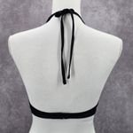 Aerie Black Padded Halter Knot String Brooke Bra Bikini Top 32B Photo 1