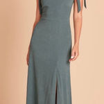 Birdy Grey Birdy‎ Grey NWT Alex Bridesmaid Dress Size M Sea Glass Sleeveless Crepe Formal Photo 0
