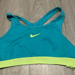 Nike  Women's Teal and Lime Sports Bra Photo 0