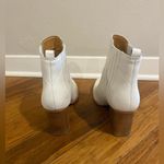 Marc Fisher Oshay Pointed Toe Bootie (Women) in Ivory Leather Photo 3