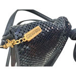 Whiting & Davis  Vintage Navy Blue Mesh Cocktail Bag Photo 9