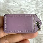 Coach 1.5"  Lilac Purple Fob Bag Charm Hang tag Hangtag Photo 1