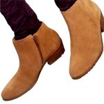 Jack Rogers NWT Jack Rodgers Women’s Bailee Cognac Suede Ankle Booties Size 10 Photo 14