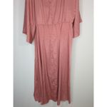 A Beautiful Soul Rose Kaftan Kimono Sleeves Maxi Dress Size B (2X) NWT Pink Photo 8