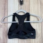 Moving Comfort  Black Sports Bra with White Trim Photo 2