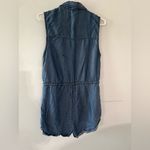 Forever 21  Romper Women's Small Denim Chambray Sleeveless One Piece Lightweight Photo 4
