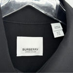 Burberry London NWT Veronica Silk Ruffle Inset Lace Blouse Black Womens US 6 Photo 6