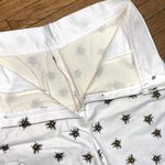 Unbranded Women’s Small White Bumblebee Embroidered Bermuda Shorts Vacation Photo 7