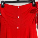 Capulet Giulia Off the Shoulder Mini Dress Womens Small Cherry Red Revolve Party Photo 7