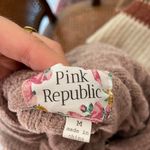 Pink republic maroon hooded sweater sz m Photo 4