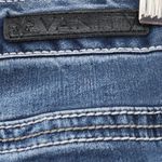 Vanity Bootcut Jeans Womens Size 29W 33L Embellished Rhinestone Studded Pockets Blue Size 29 Photo 4