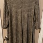 Krazy Kat Kraft Kat gray waffle weave tunic blouse. Photo 6
