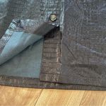 Rachel Comey  Brown Crocodile Embossed Skirt Size 28W 30W plus curvy New Photo 1