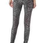 🐆Michael Kors Black Leopard Print Stretch Skinny Leggings Pants🐆 ~medium Photo 1