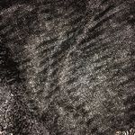 Steve Madden Black Lurex Fringe Poncho Shawl Cover Photo 3