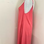 Venus  Coral Beachy Rayon Tank Maxi Dress M Photo 3