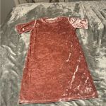 Yelete  Blush Velvet Dress Photo 0