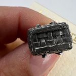 Longaberger  Basket Gathering Basket Charm Antiqued Silver Tone NEW Photo 4