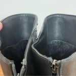 Source Unknown Women’s Studded Side Lace Up Chunky Ankle‎ Boots Size 7 Black Cross Tie Mid-Calf Photo 8