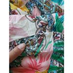 Johnny Was  Floral Flowy Yasmin Tropical Vacation Beach Flared Wide Leg Size XL Photo 6