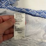 Free People Rillo Blue Patterned Shirt Dress Button Front Beachy Womens XS Photo 5