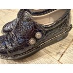 Alegria Deliah Moody Blues Shoes 37 clogs 7 7.5 Patent Slip On Mules DEL-7506 Photo 6
