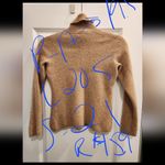 Charter Club  100% Cashmere Tan Turtleneck Sweater Size XS Petite Photo 3