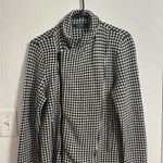 Ralph Lauren  Black and White Houndstooth Blazer Photo 3