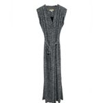 Michael Kors Sleeveless Jumpsuit Floral Print Black Size M Photo 1