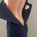 BHLDN  NEW Chiffon ROSSI CREPE Maxi Dress Bridesmaid SIZE 6 DARK BLUE FORMAL NWT Photo 11