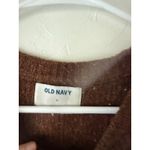 Old Navy  Women's Brown Speckled Knit Crew Neck Sweater Medium Preppy Casual Photo 5