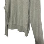 Lululemon Cropped Long Sleeve Raglan Sweatshirt Green Women's Size 6 No Tag Photo 4