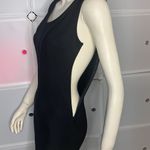 Foreign Exchange  Black BodyCon Mini Dress W/Sheer Panels Size Small Photo 3